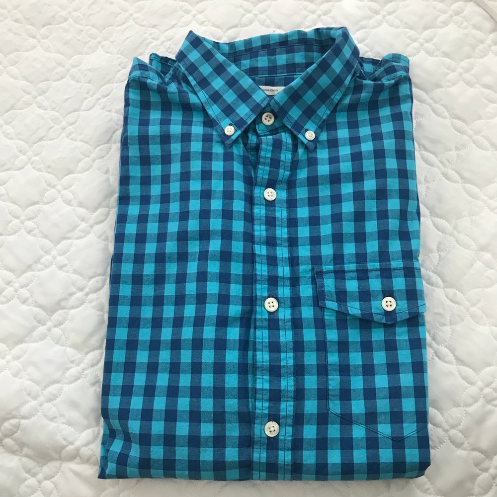 Old Navy Plaid Shirt Slim Fit